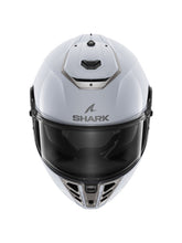 SHARK SPARTAN RS MOTO INTEGRAL CAPACETE BRANCO PRATA BRILHANTE